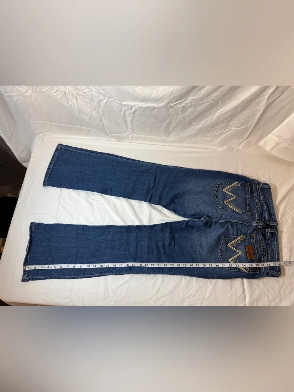Wrangler Women’s Straight Leg Denim Jeans - Dark Blue